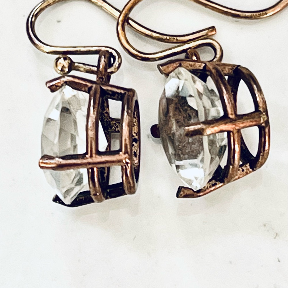 💐statement Diamond fashion earrings, very sparkly and unique! Perfect gift! - Picture 3 of 5